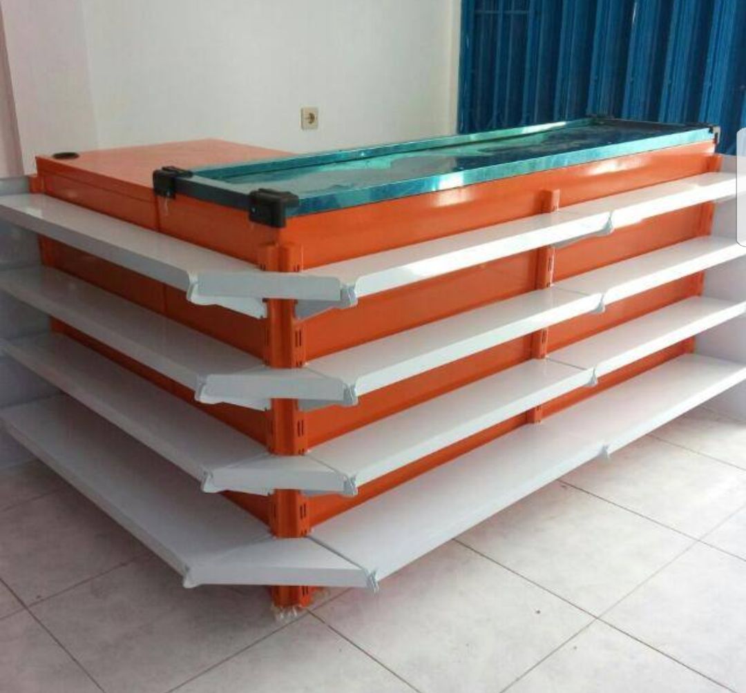Meja Kasir Shelving