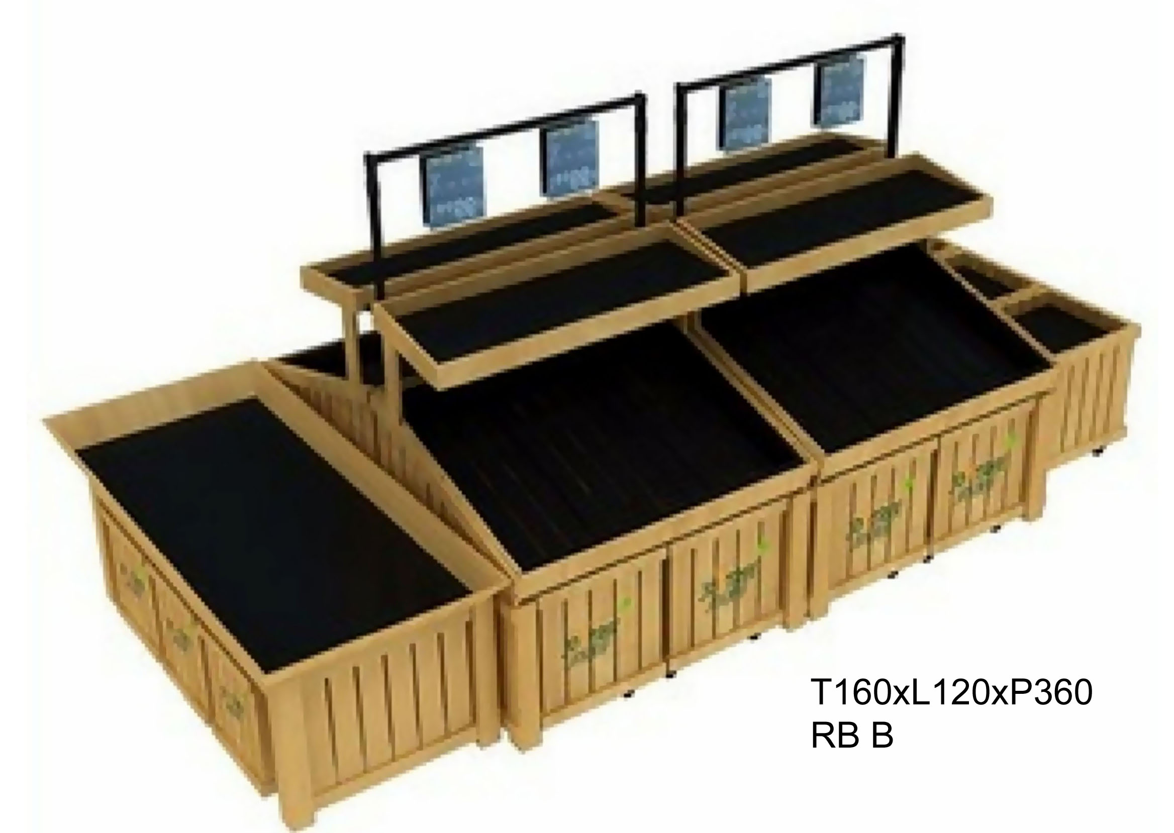 Rak Buah Island tipe RB S